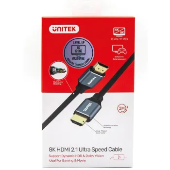 Kabel HDMI Unitek C138W 2.1 8K UHD 2m