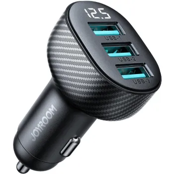 Ładowarka samochodowa Joyroom JR-CCD03 17W 3.4A 3x USB-A