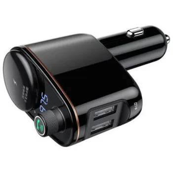 TRANSMITER FM ŁADOWARKA SAMOCHODOWA Baseus Enjoy S-06 3.4A 2x USB-A BT 4.2