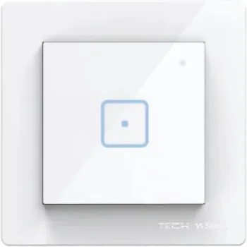 Przewodowy włącznik jednopolowy biały WS-01M Tech Sterowniki