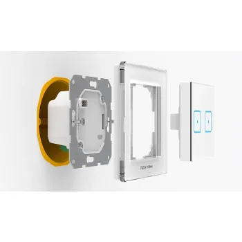 Bezprzewodowy włącznik dwupolowy czarny FS-02 Tech Sterowniki