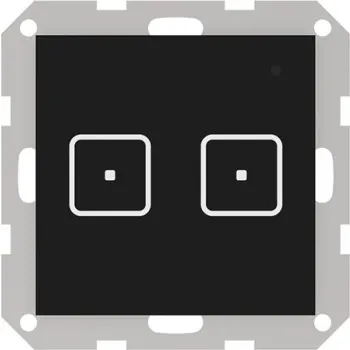 Bezprzewodowy włącznik dwupolowy czarny FS-02 Tech Sterowniki