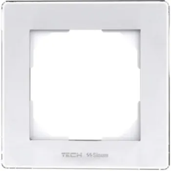 Ramka pojedyncza biała FG-01 Tech Sterowniki