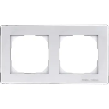 Ramka podwójna biała FG-02 Tech Sterowniki