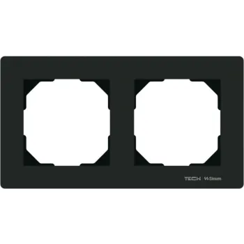 Ramka podwójna czarna FG-02 Tech Sterowniki