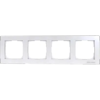 Ramka poczwórna biała FG-04 Tech Sterowniki