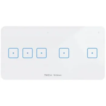 Przewodowy włącznik pięciopolowy czarny WSS-32M Tech Sterowniki