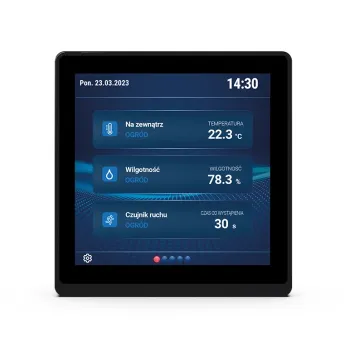 Przewodowy panel kontrolny czarny CP-04M Tech Sterowniki