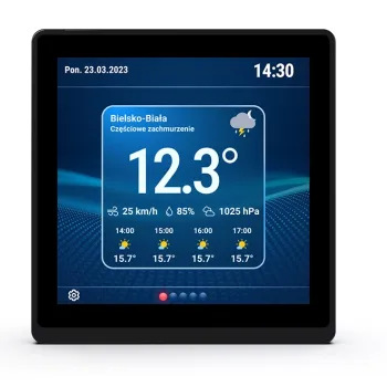 Przewodowy panel kontrolny czarny CP-04M Tech Sterowniki