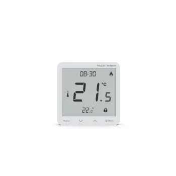 Przewodowy regulator pokojowy sinum biały R-S3 Tech Sterowniki