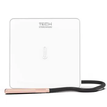 Bezprzewodowy czujnik podłogowy ntc biały C-8F Tech Sterowniki