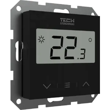 Bezprzewodowy regulator pokojowy czarny F-8Z Tech Sterowniki