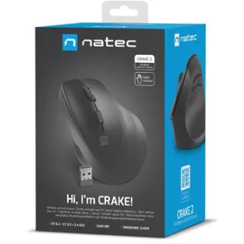 Mysz komputerowa Natec Crake 2 czarny 2400dpi