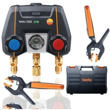 Elektroniczna oprawa zaworowa Testo 550i zestaw Smart 0564 3550