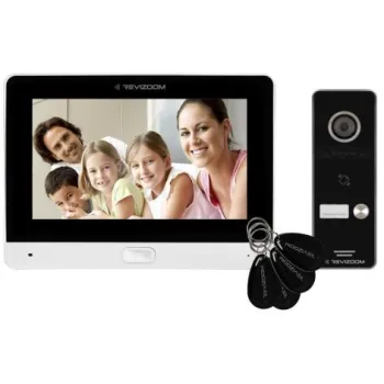 Wideodomofon REVIZOOM RM-T471HD WHITE/RC-411HD-C