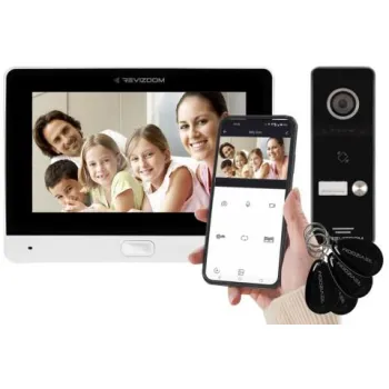 Wideodomofon REVIZOOM RM-T471HD WHITE/RC-411HD-C