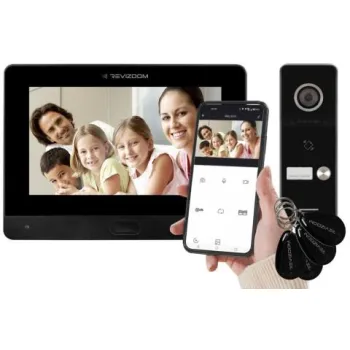 Wideodomofon REVIZOOM RM-T471HD BLACK/RC-411HD-C