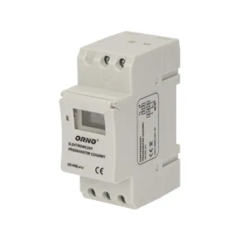 Programator czasowy na szynę DIN ORNO OR-PRE-414