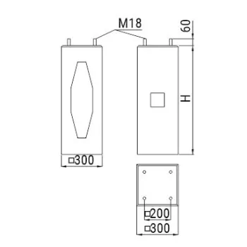 Fundament prefabrykowany ATS FP2 pod słup ATS