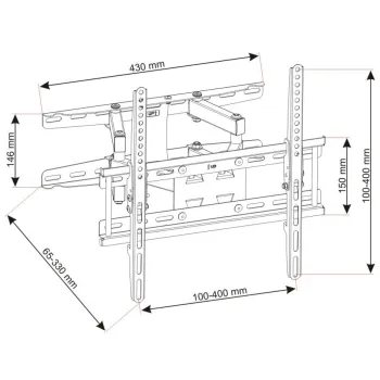 Uchwyt TV ścienny LED/LCD ART 23-60