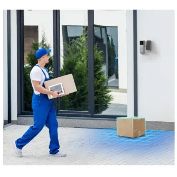 Wideodomofon Ezviz EP3x (3MP+2MP) zasilany bateriami z panelem słonecznym