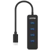 Unitek H1117B Hub USB-C, 4 porty USB 3.1, aktywny, 10 W