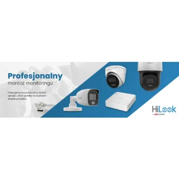Kamera IP Hilook by Hikvision kopułka 4MP IPCAM-T4-P Black 2.8mm