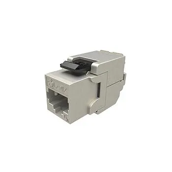 Moduł Keystone samozaciskowy Solarix Cat.6A STP RJ45 SXKJ-10G-STP-BK-SA