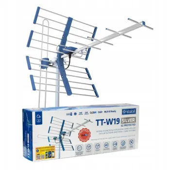 Antena DVB-T2 Telmor TT W19 SILVER COMBO 5G Protected