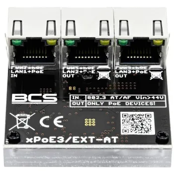 Switch POE BCS POWER BCS-xPoE3/EXT-AT