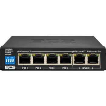 Switch PoE BCS BASIC BCS-B-SP04G02G