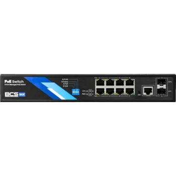 Switch PoE BCS BASIC BCS-B-SP08G-2SFP-M