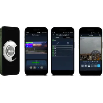 Zestaw monitoringu IP BCS Point 4x Kamera BCS-P-TIP25FSR4-Ai2 Rejestrator z dyskiem 1TB