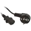 KABEL ZASILAJĄCY CEE 7/7 IEC 320 C13 1.8M WTYCZKA KĄTOWA Lanberg