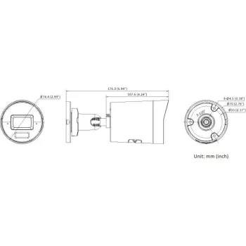 KAMERA IP HIKVISION DS-2CD2063G2-LI2U(2.8mm)(BLACK) PL