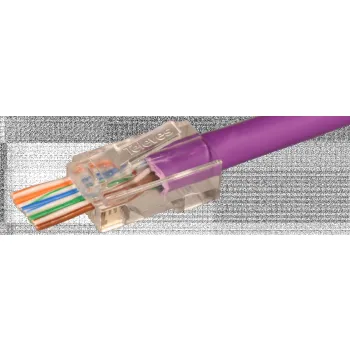 Złącze RJ45 męskie pass through UTP Kat 6 ref. 209906