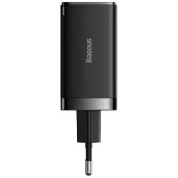 Ładowarka sieciowa Baseus GaN 5 Pro CCGP120201 65W 1x USB-A 2x USB-C PD 3.0 QC 4.0 + kabel USB-C