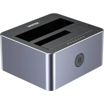 Unitek Y-3027GY01-EU Stacja klonująca dyski 2 x SATA 2,5"/3,5" USB-C 10Gbps