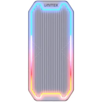 S1210B Unitek Obudowa dysku M.2 SSD NVMe/SATA 10Gbps RGB