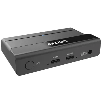 Unitek Przełącznik KVM 4x USB-A 5Gbps aktywny H1310A