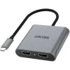 Adapter Unitek USB-C na 2x HDMI 4K MST