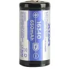 Akumulatorek 16340 / R-CR123 3,7V Xtar 650mAh (1 szt.) z zabezpieczeniem