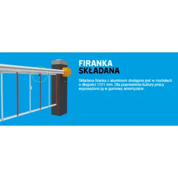 Szlaban CAME LS4 z ramieniem 803XA-0050 do 4m