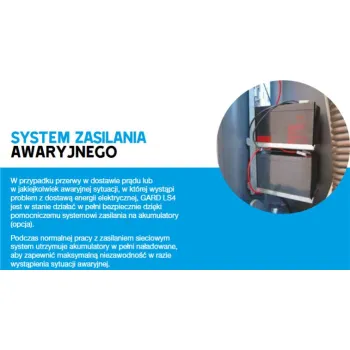 Szlaban CAME LS4 z ramieniem 803XA-0050 do 4m