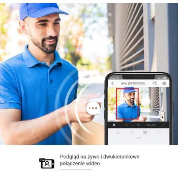 Bezprzewodowy wizjer do drzwi Ezviz HP2 2MP