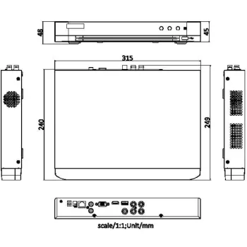 REJESTRATOR 5W1 HIKVISION iDS-7204HQHI-M1/XT(STD)/4A+4/1ALM