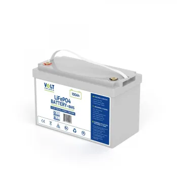 AKUMULATOR VOLT POLSKA LITOWO-ŻELAZOWO-FOSFORANOWY LiFePO4 12V 100Ah 150A