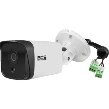 Zestaw monitoringu IP BCS Ultra 4x Kamera tubowa BCS IP 8 mpx Rejestrator Dysk 6TB