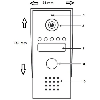 Widedomofon ORNO VI-VID-RO-1077