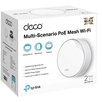 DOMOWY SYSTEM WI-FI MESH TP-LINK DECO X50-POE(2-PACK)